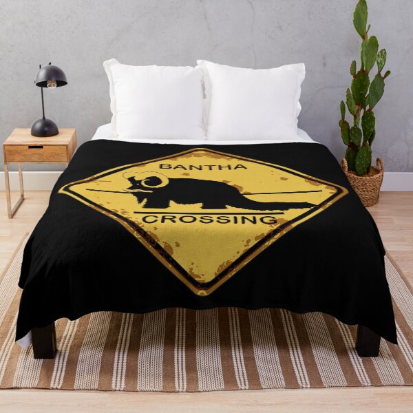 Item preview, Bantha Crossing traffic sign (on black) designed and sold by Groenendijk.