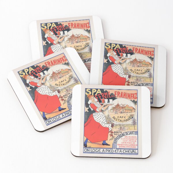 Item preview, Vintage poster "SPA Ferme de la Frahinfaz" designed and sold by BillyBernie.