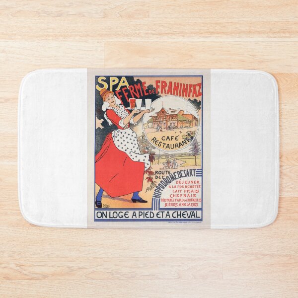 Item preview, Vintage poster "SPA Ferme de la Frahinfaz" designed and sold by BillyBernie.