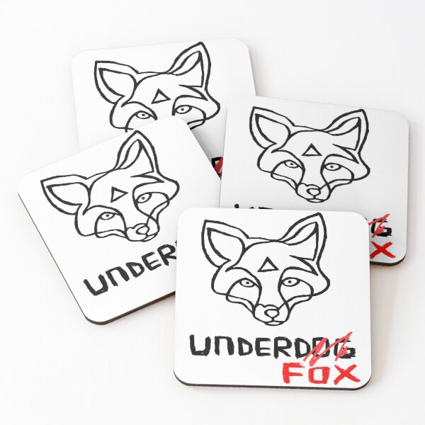 Item preview, Underfox Vs Underdog, Funny Fox Joke designed and sold by badlydrawnbabe.