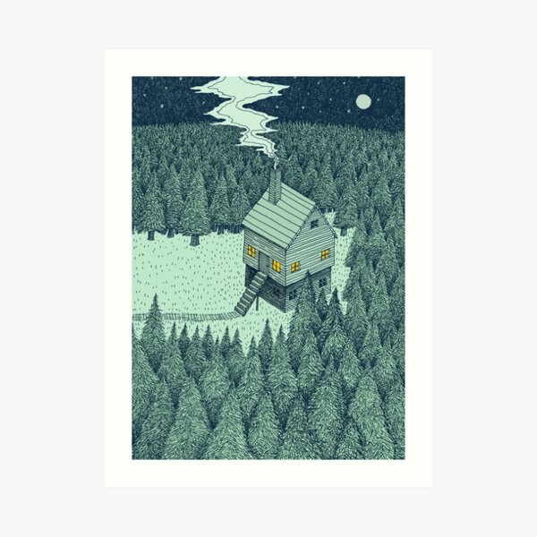 The Middle Of Nowhere (Colour) Art Print