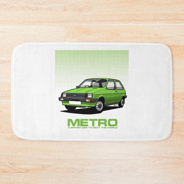 Item preview, Austin Metro Single Illustration - Green halftone designed and sold by RJWautographics.