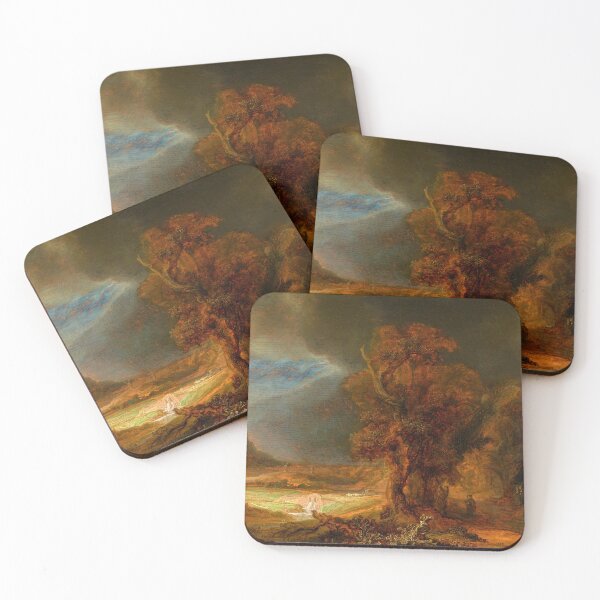 Item preview, Landscape with the Good Samaritan by Rembrandt (1638) designed and sold by allhistory.