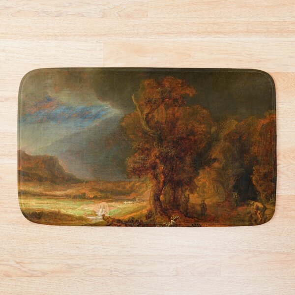 Item preview, Landscape with the Good Samaritan by Rembrandt (1638) designed and sold by allhistory.