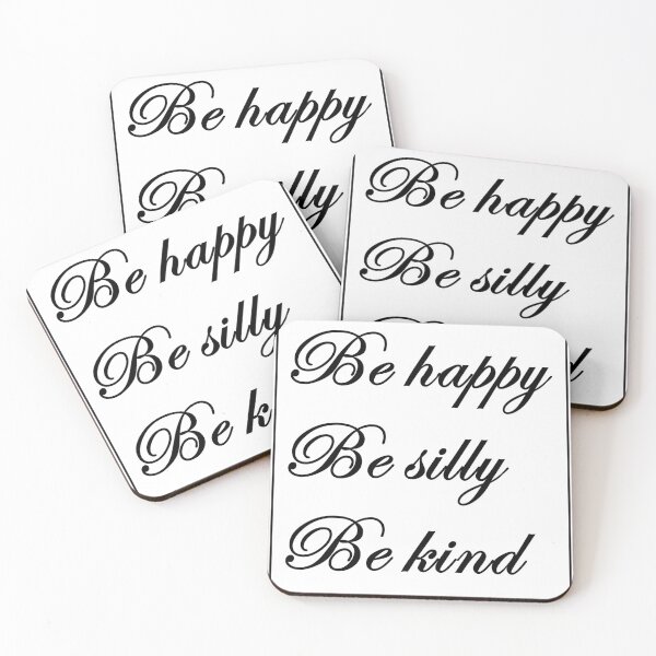 Item preview, "Be happy, be silly, be kind" designed and sold by BillyBernie.