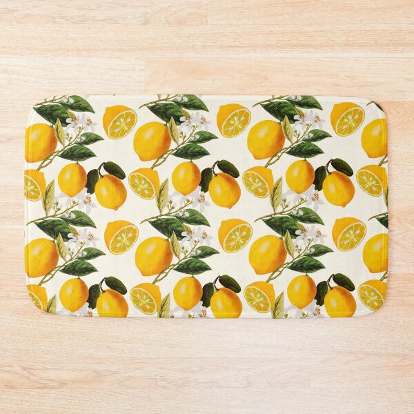 Item preview, Summer, citrus ,floral Mediterranean style ,lemon fruit pattern  designed and sold by MariaMarinova.