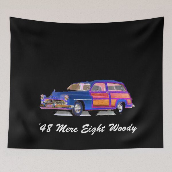 Item preview, '48 Merc Eight Woody Retro Car designed and sold by Carlo Varo.
