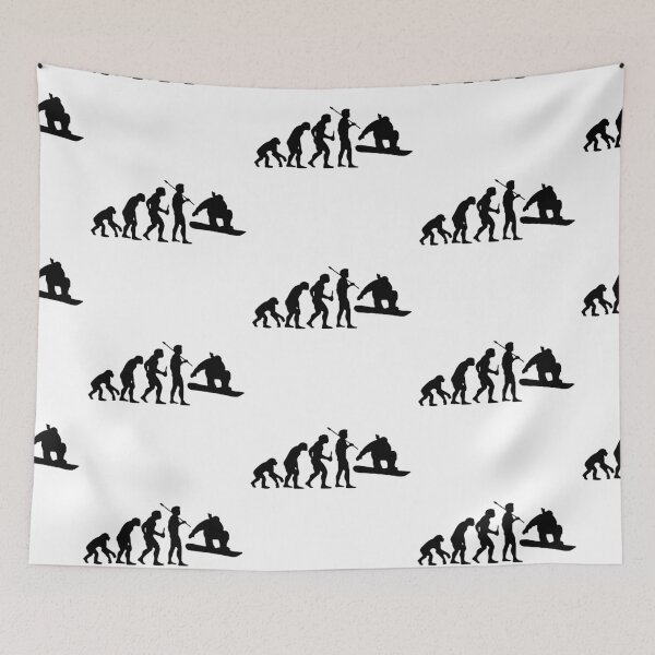 Item preview, Evolution of Snowboard love snowboarding winter sports craze Inspiration Joy Mood Funny designed and sold by DesignByHeartUK.
