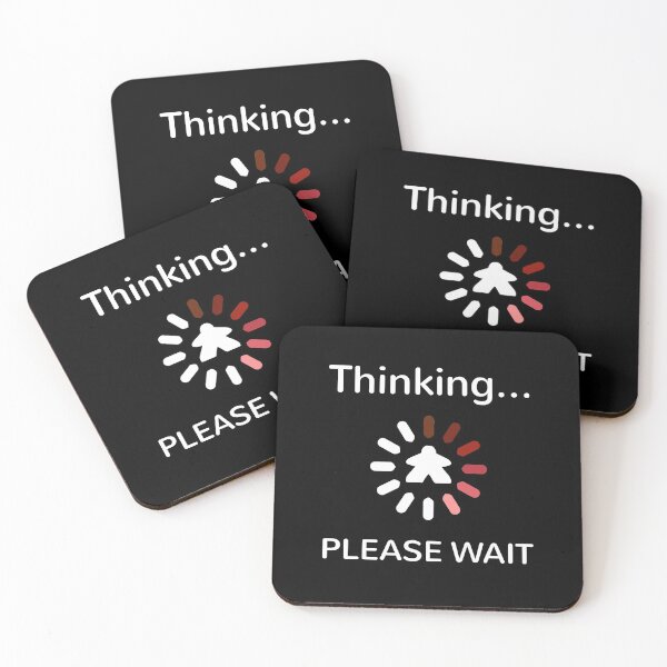 Item preview, Analysis Paralysis Red Meeple Thinking designed and sold by shadowisper.