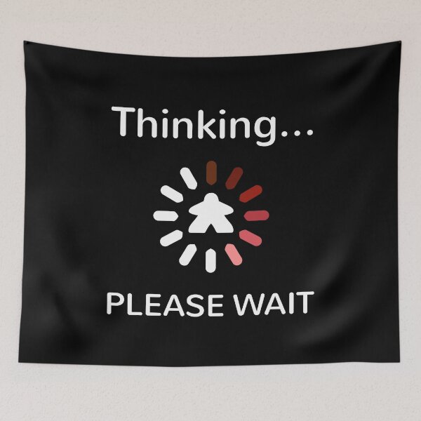 Item preview, Analysis Paralysis Red Meeple Thinking designed and sold by shadowisper.