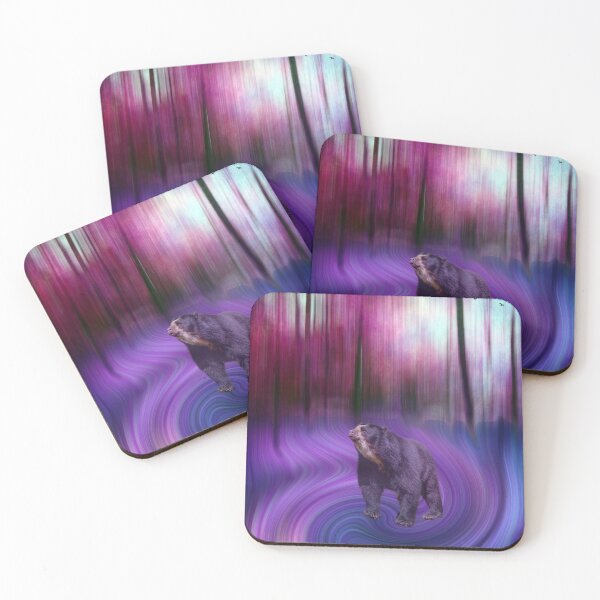 Item preview, "Andean Bear" fantasy forest purple designed and sold by YohanysDesigns.