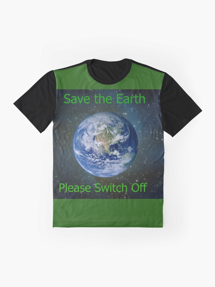 Alternate view of Save The Earth Graphic T-Shirt