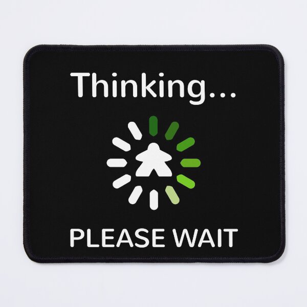 Item preview, Analysis Paralysis Green Meeple Thinking designed and sold by shadowisper.