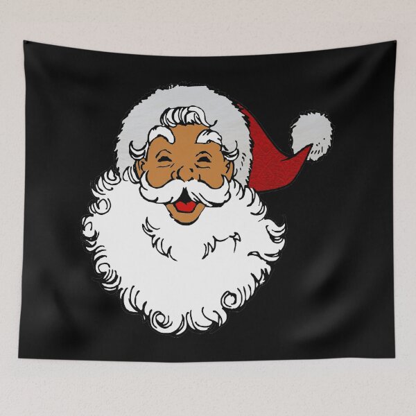 Item preview, latino biracial santa claus christmas designed and sold by Gossip Rag.