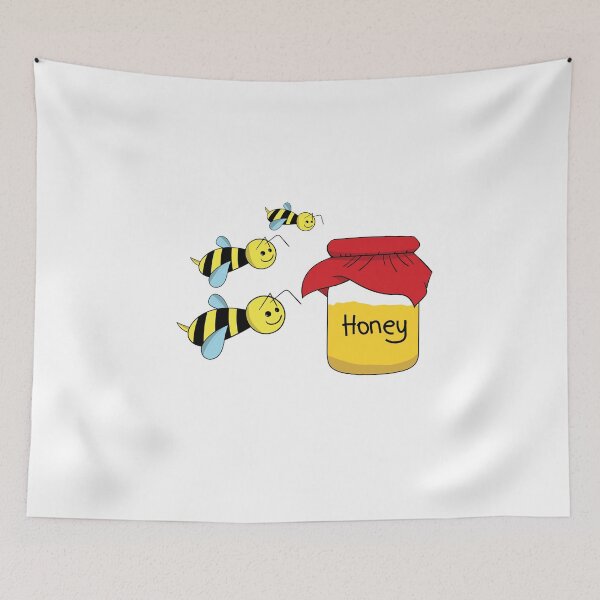 Item preview, Bees and honey in the jar designed and sold by Traida.
