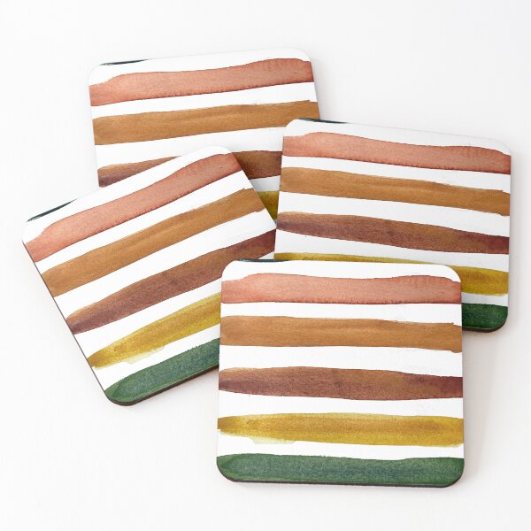 Item preview, Earthy Stripes by Laurel Beard designed and sold by laurelbeard.
