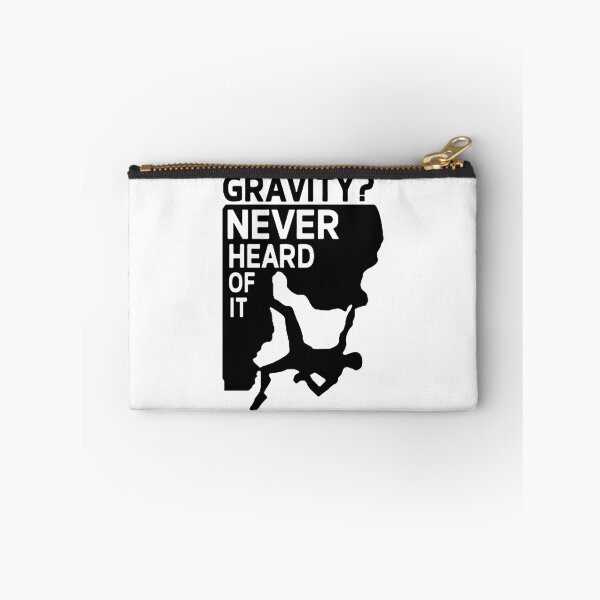 Item preview, Gravity Never heard of it Born to Climb, Mountain Hiking Rock Climbing Heartbeat Funny Art Design Happy Apparel Essential Inspiration Joy Mood Funny designed and sold by DesignByHeartUK.
