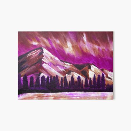 Vista previa del artículo con la obra «Crepúsculo Cielo Nocturno Cordillera - Bonita», diseñado y vendido por LukjanovArt.