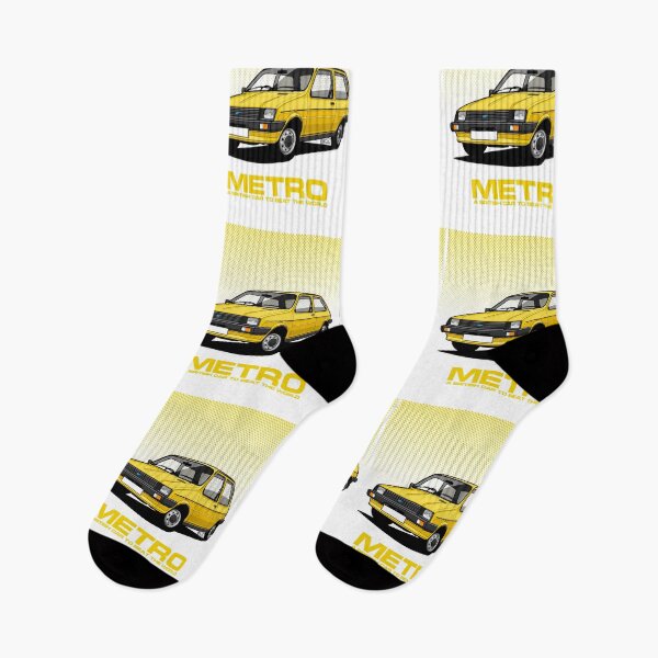 Item preview, Austin Metro Single Illustration - Yellow halftone designed and sold by RJWautographics.