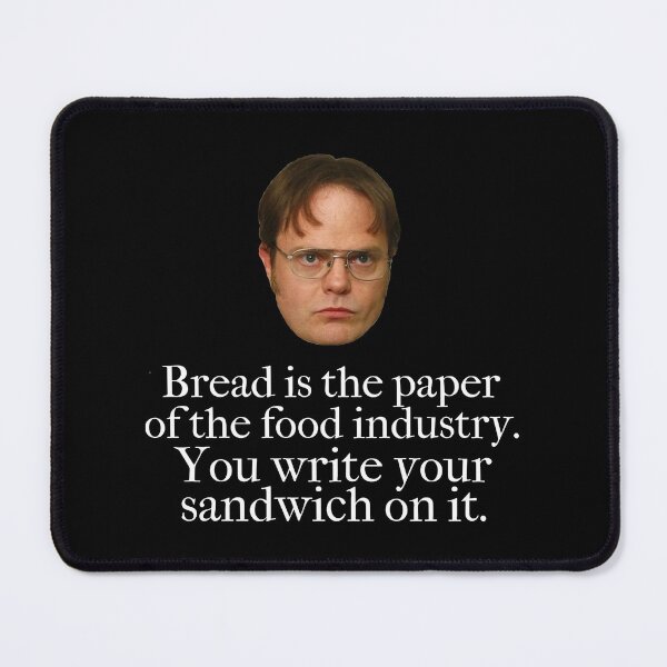 Item preview, Dwight Schrute - Bread designed and sold by Orcsome Originals.