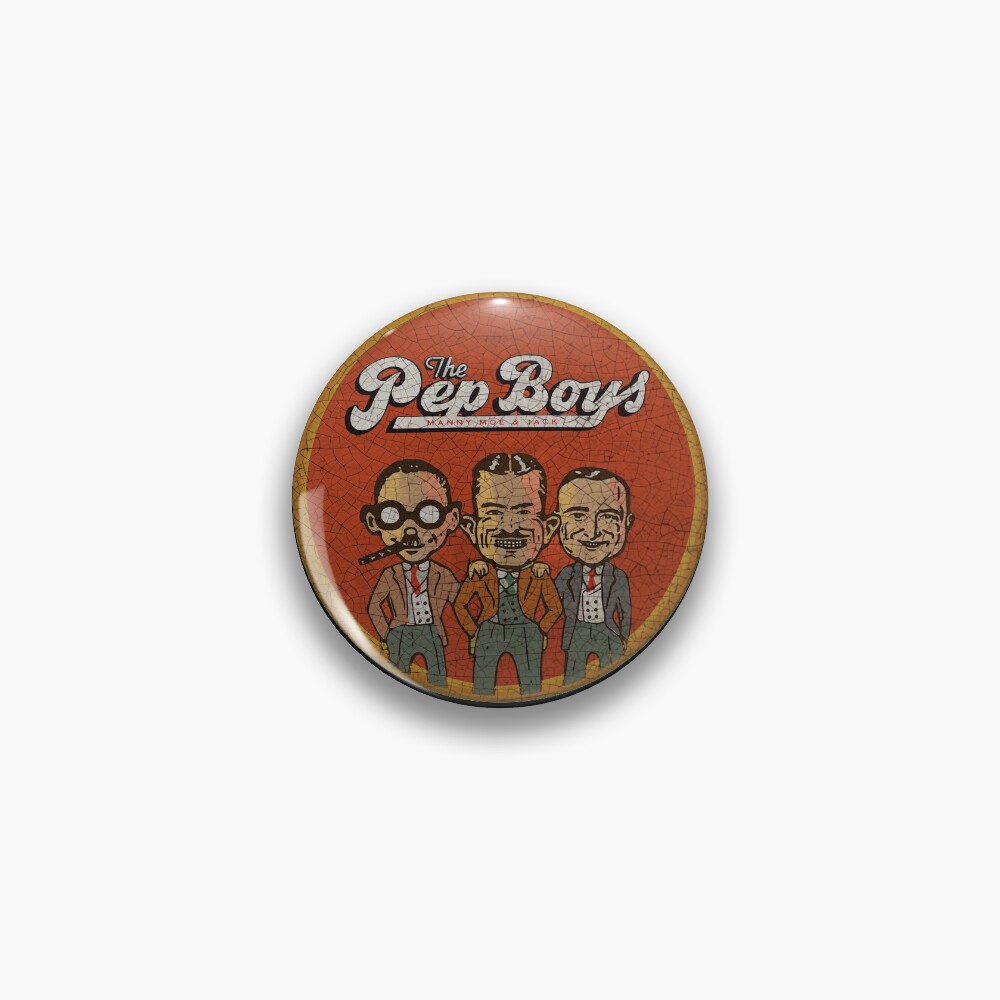 The Vintage Pep Boys Pin For Sale By Memoryvault | Redbubble