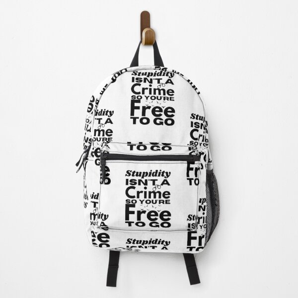 Item preview, Stupidity Isn't A Crime So You're Free To Go - Sarcastic Saying designed and sold by Sonatablue.