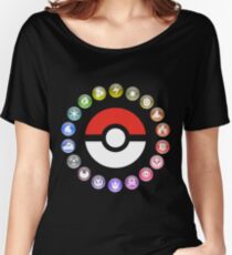 Pokemon Type Wheel Women's Relaxed Fit T-Shirt