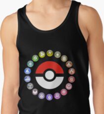Pokemon-Typ-Rad Tank Top