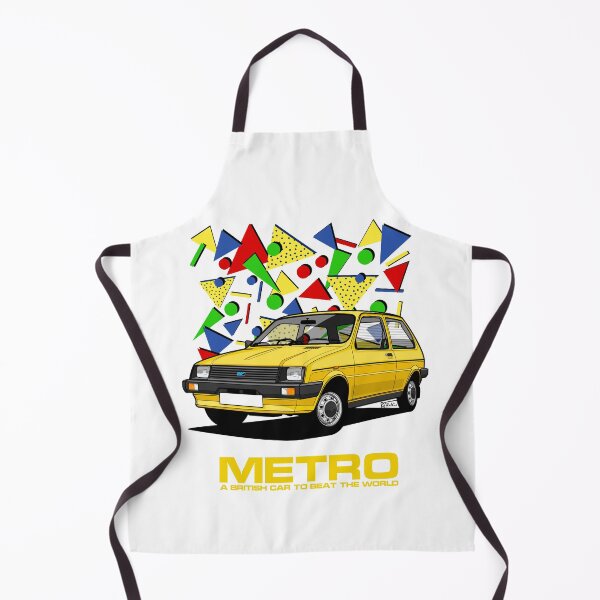 Item preview, Austin Metro Single Illustration - Yellow 80's pattern designed and sold by RJWautographics.