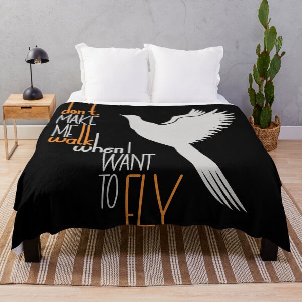 Item preview, Don't Make Me Walk When I Want to Fly Quote designed and sold by DancingwithInk.