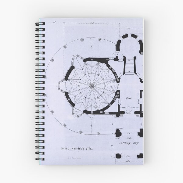 Item preview, Vintage floor plan (1860) designed and sold by BillyBernie.