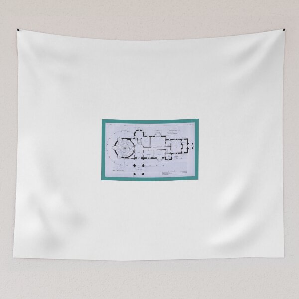 Item preview, Vintage floor plan (1860) designed and sold by BillyBernie.