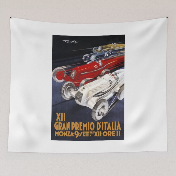 Item preview, 1934 Italian Grand Prix Race Poster designed and sold by retrographics.