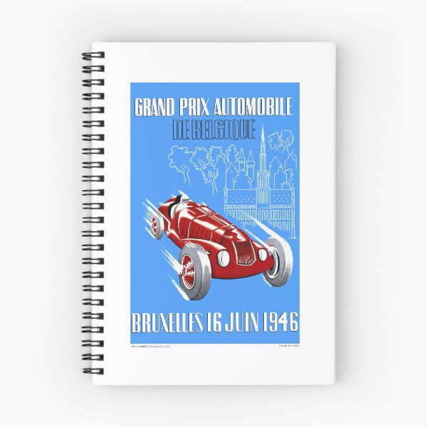 Item preview, 1946 Belgian Grand Prix Race Poster designed and sold by retrographics.