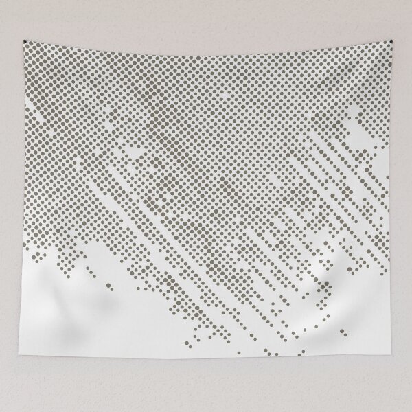 Item preview, Smoked Green and White Polka Dot Abstract Pattern Pairs 2022 Popular Color Gloucester Sage C-100 - Colour Trends - Shade - Hue designed and sold by ColorOfTheYears.