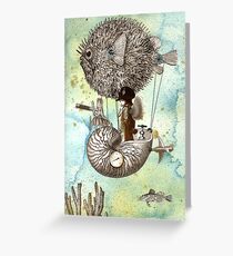 Flotilla - Claude & Blowfish Greeting Card