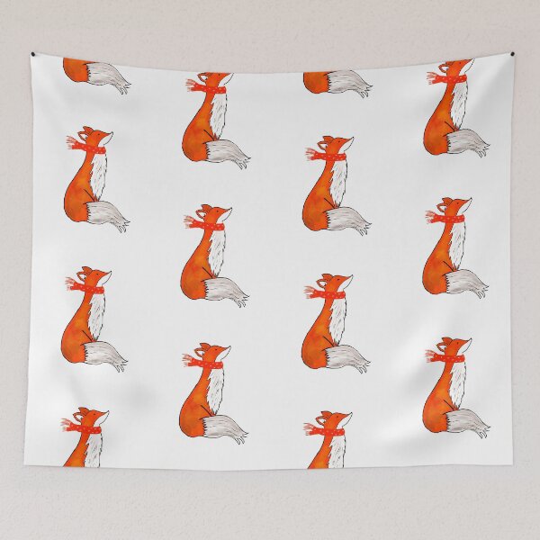 Item preview, Christmas fox designed and sold by Treasuredreams.