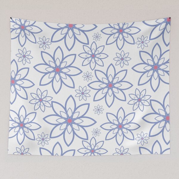 Item preview, Abstract flowers pattern designed and sold by Traida.