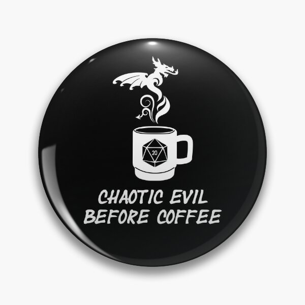 Item preview, Chaotic Evil Before Coffee designed and sold by shadowisper.