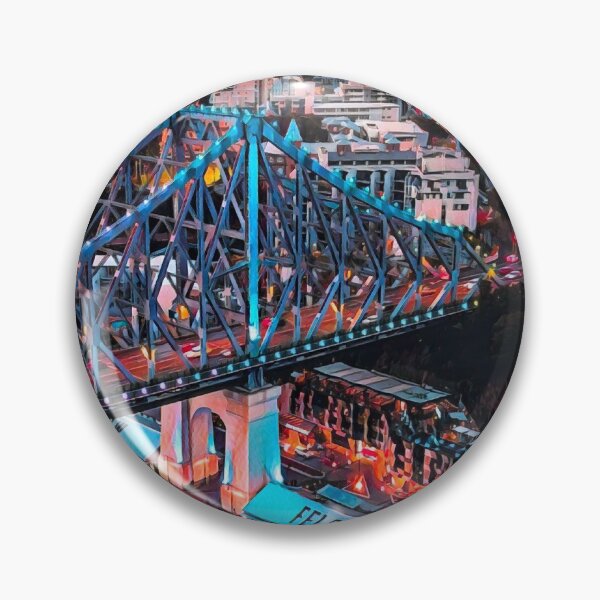 Item preview, Story Bridge Brisbane designed and sold by Sofia-Draws.