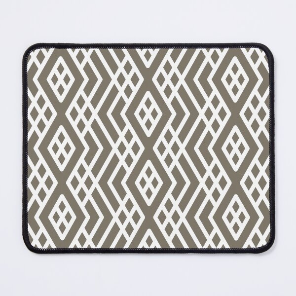 Item preview, Smoked Green and White Shape Mosaic Pattern 3 Pairs 2022 Popular Color Gloucester Sage C-100 - Colour Trends - Shade - Hue designed and sold by ColorOfTheYears.