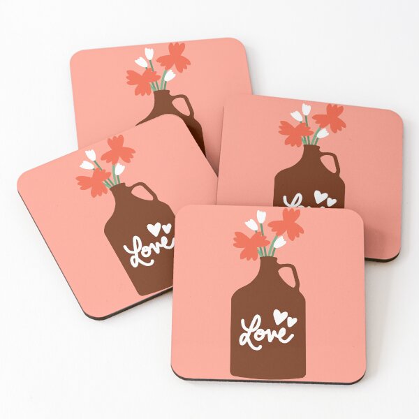 Item preview, Love Growler with Flowers designed and sold by HappyDayDoodles.