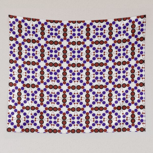 Item preview, Blue and Brown Circles Doddle designed and sold by RiadMannan.