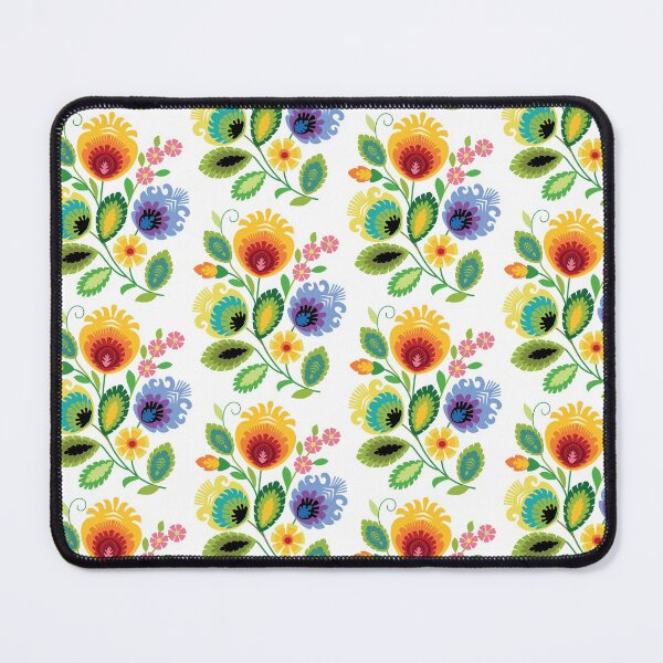 Item preview, Polish Folk Flowers Yellow designed and sold by Barbara Pixton.