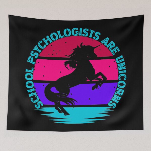 Item preview, School Psychologists Are Unicorns 1 designed and sold by Rosinda.