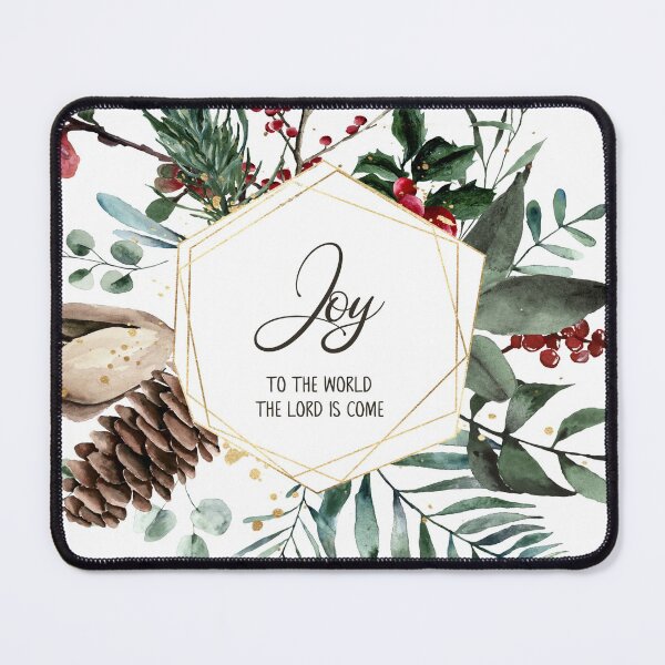 Item preview, Joy To The World, Christmas Wall Art, Christian Home Decor, Watercolor Painting designed and sold by Dzhenka-Balimez.