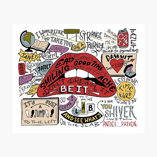 Item preview, Rocky Horror Quotes (Colorized) designed and sold by catlashley.