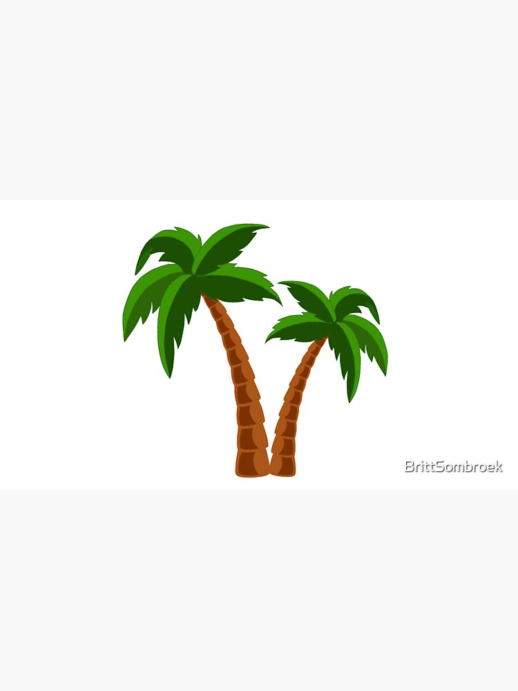 Palm Trees Digital Drawing Sticker for Sale by BrittSombroek