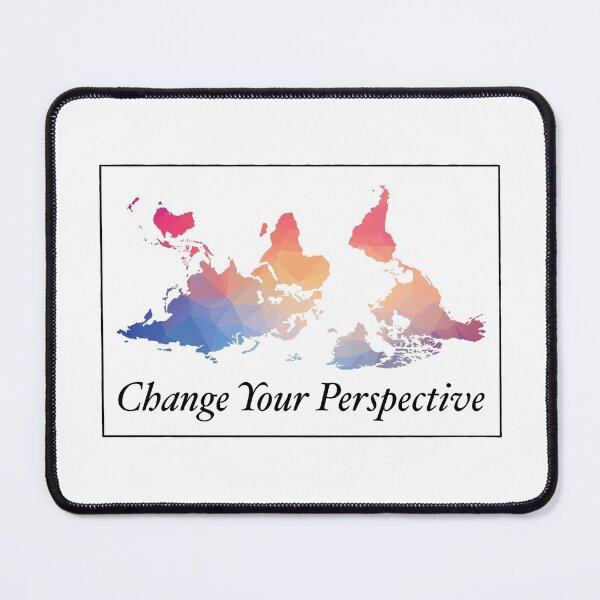 Item preview, Upside-down World Map Change Your Perspective designed and sold by BrittSombroek.