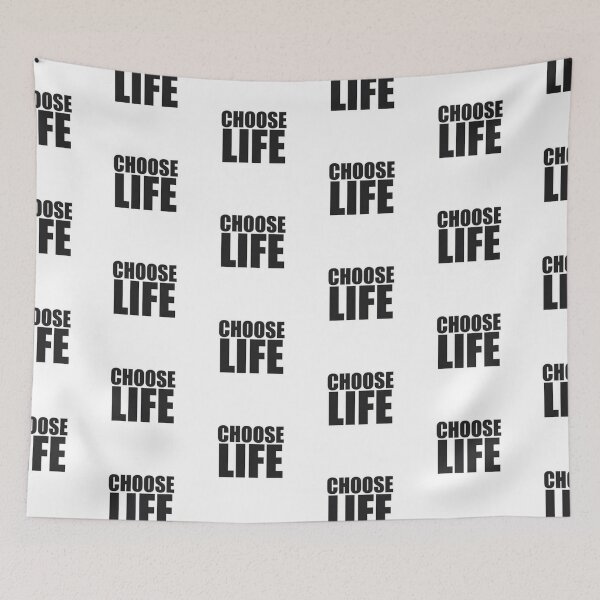 Item preview, CHOOSE LIFE designed and sold by CricciethPrint.
